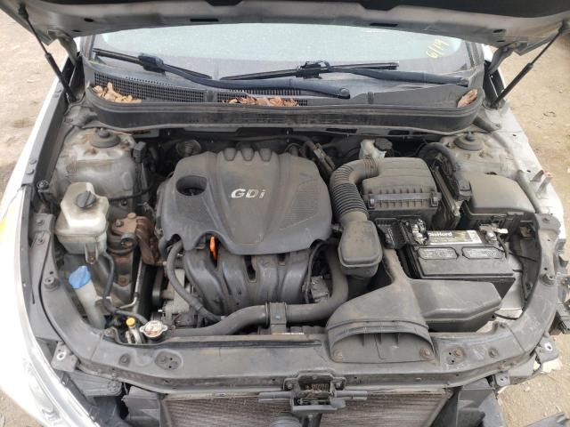 5NPEB4AC2EH861366 - 2014 HYUNDAI SONATA GLS SILVER photo 11