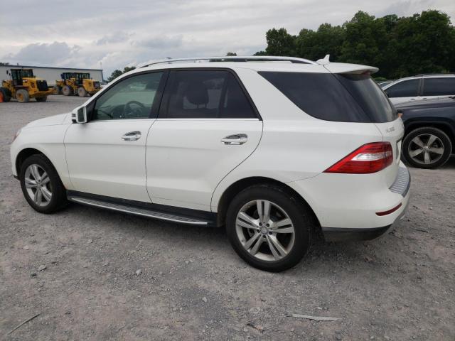 4JGDA5HB8FA508586 - 2015 MERCEDES-BENZ ML 350 4MATIC WHITE photo 2