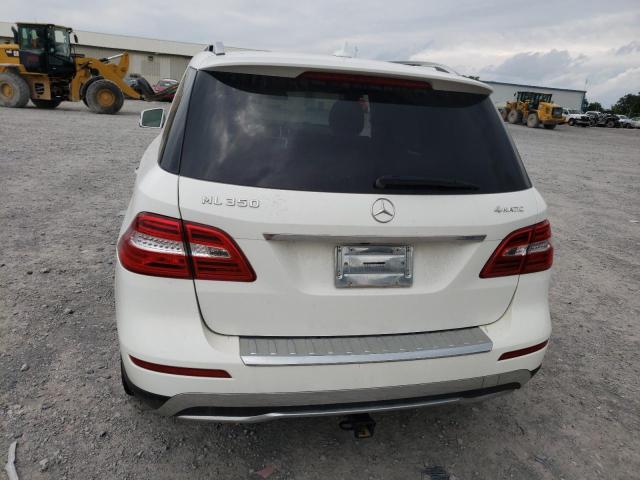 4JGDA5HB8FA508586 - 2015 MERCEDES-BENZ ML 350 4MATIC WHITE photo 6