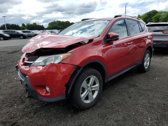 JTMRFREV1ED090340 - 2014 TOYOTA RAV4 XLE RED photo 1