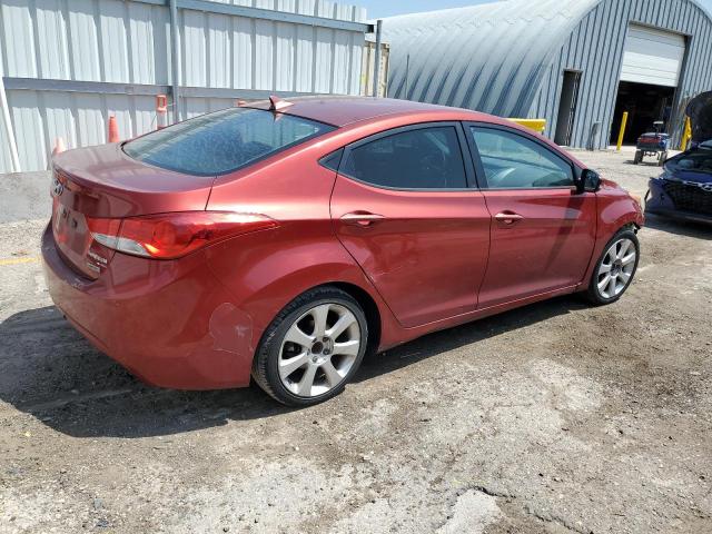 5NPDH4AE7DH239551 - 2013 HYUNDAI ELANTRA GLS RED photo 3