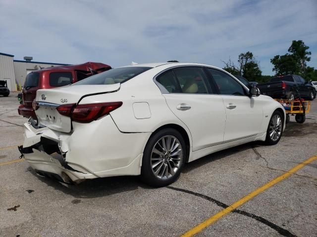 JN1EV7AR8JM436220 - 2018 INFINITI Q50 LUXE WHITE photo 3