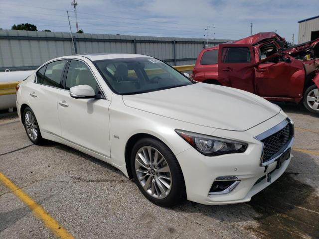 JN1EV7AR8JM436220 - 2018 INFINITI Q50 LUXE WHITE photo 4