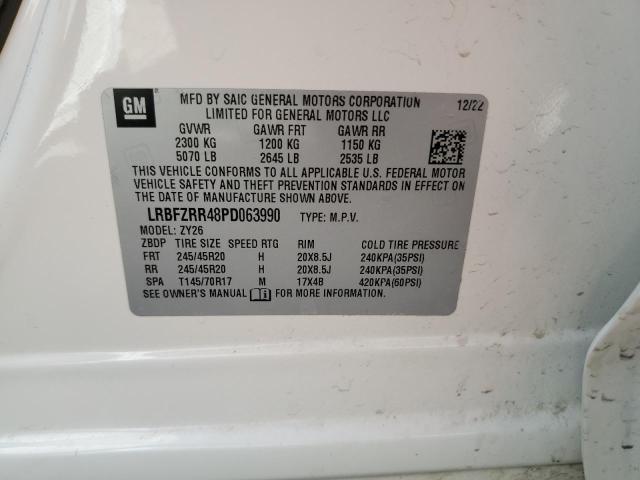 LRBFZRR48PD063990 - 2023 BUICK ENVISION AVENIR WHITE photo 13