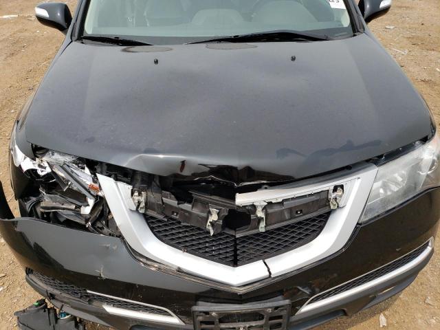 2HNYD2H45CH509098 - 2012 ACURA MDX TECHNOLOGY BLACK photo 12