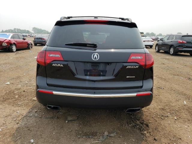 2HNYD2H45CH509098 - 2012 ACURA MDX TECHNOLOGY BLACK photo 6