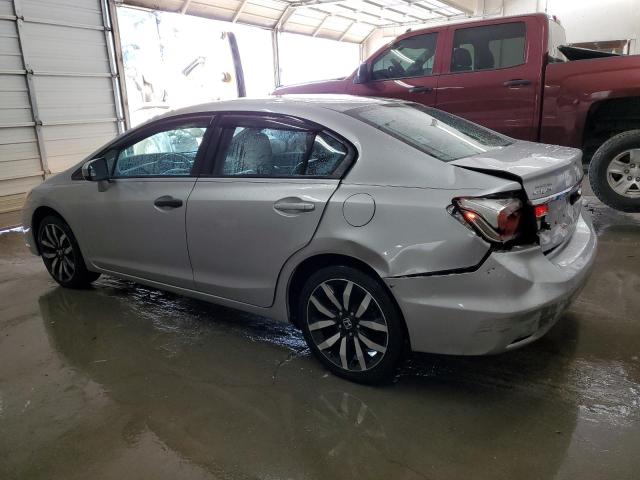 19XFB2F91FE055112 - 2015 HONDA CIVIC EXL SILVER photo 2