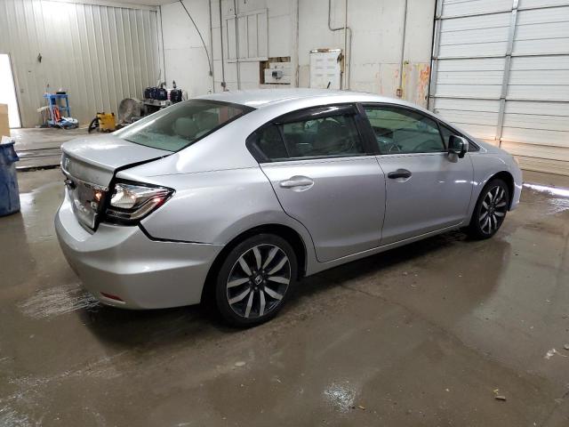 19XFB2F91FE055112 - 2015 HONDA CIVIC EXL SILVER photo 3