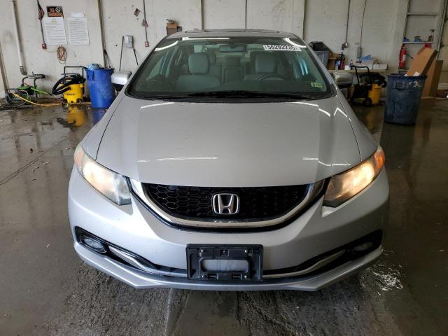 19XFB2F91FE055112 - 2015 HONDA CIVIC EXL SILVER photo 5
