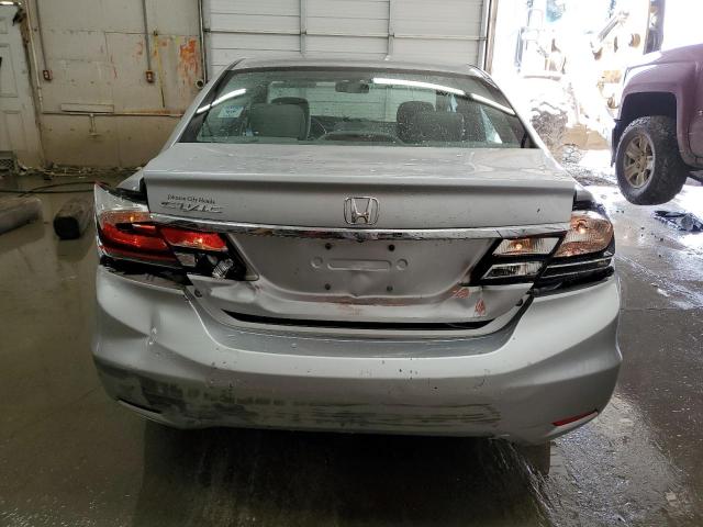 19XFB2F91FE055112 - 2015 HONDA CIVIC EXL SILVER photo 6