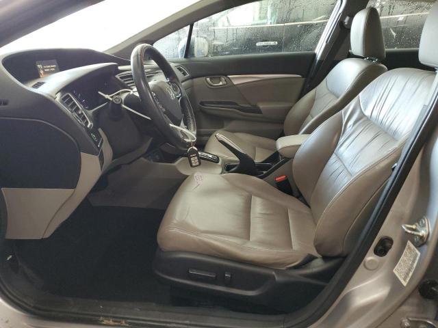 19XFB2F91FE055112 - 2015 HONDA CIVIC EXL SILVER photo 7