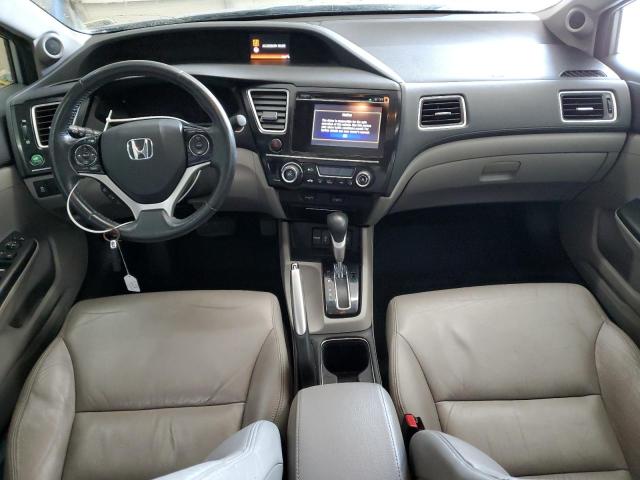 19XFB2F91FE055112 - 2015 HONDA CIVIC EXL SILVER photo 8