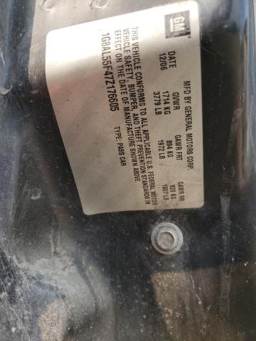 1G8AL55F47Z176605 - 2007 SATURN ION LEVEL 3 BEIGE photo 12