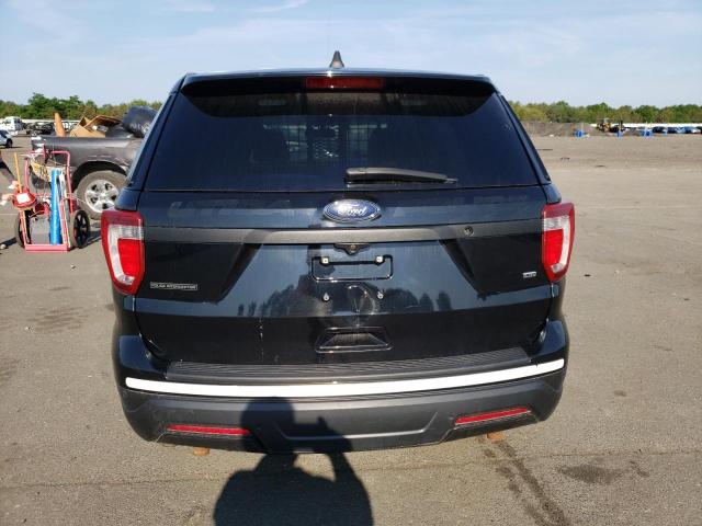 1FM5K8AR4JGC33993 - 2018 FORD EXPLORER POLICE INTERCEPTOR BLACK photo 6
