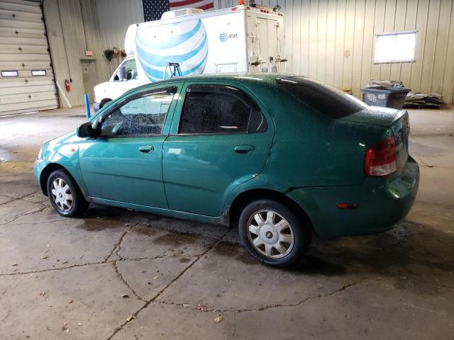 KL1TJ52684B192391 - 2004 CHEVROLET AVEO LS GREEN photo 2