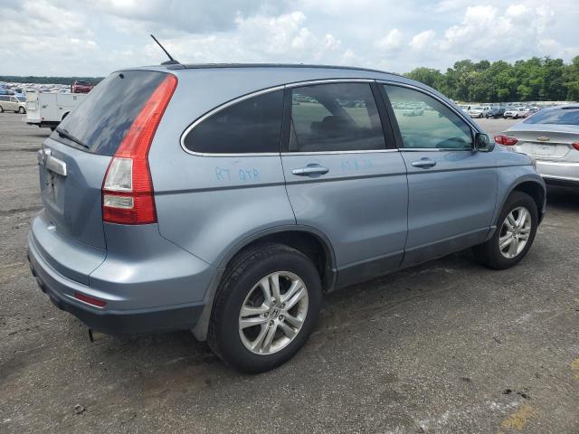 5J6RE3H73BL009489 - 2011 HONDA CR-V EXL BLUE photo 3