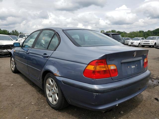 WBAET37463NJ26410 - 2003 BMW 325 I BLUE photo 2