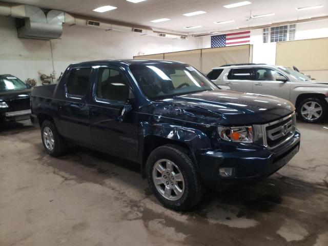 5FPYK1F40AB013922 - 2010 HONDA RIDGELINE RTS BLUE photo 4