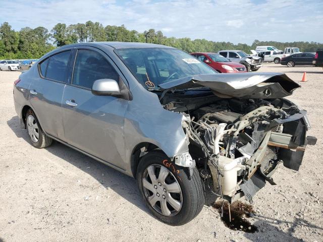 3N1CN7AP6EL840669 - 2014 NISSAN VERSA S GRAY photo 4