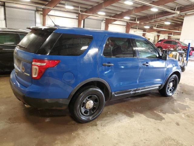 1FM5K8AT2FGC52688 - 2015 FORD EXPLORER POLICE INTERCEPTOR BLUE photo 3