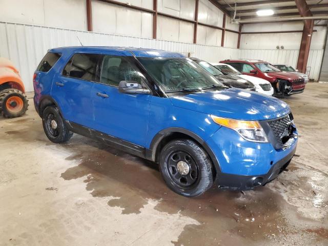 1FM5K8AT2FGC52688 - 2015 FORD EXPLORER POLICE INTERCEPTOR BLUE photo 4