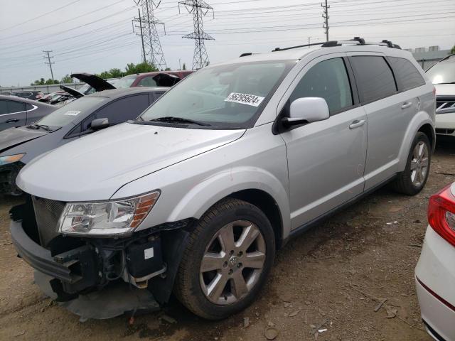 3D4PG5FV7AT242303 - 2010 DODGE JOURNEY SXT SILVER photo 1