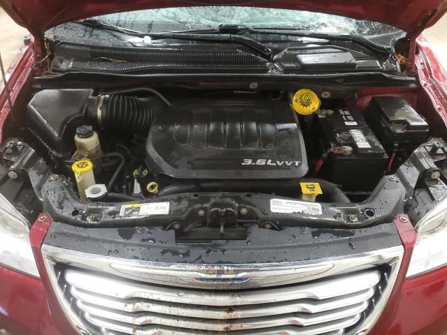 2C4RC1BG5GR188092 - 2016 CHRYSLER TOWN & COU TOURING წითელი ფოტო 12