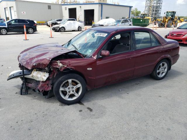 JM1BJ225130188817 - 2003 MAZDA PROTEGE DX RED photo 1