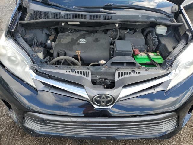 5TDYZ3DC8KS018583 - 2019 TOYOTA SIENNA XLE შავი ფოტო 12