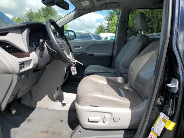 5TDYZ3DC8KS018583 - 2019 TOYOTA SIENNA XLE შავი ფოტო 7