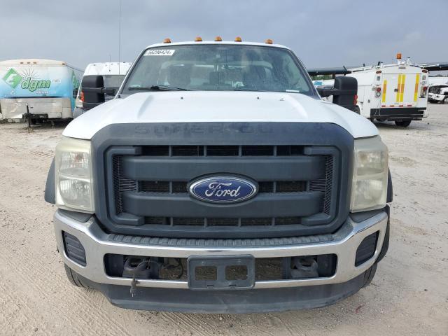 1FDUF4GTXBEA39008 - 2011 FORD F450 SUPER DUTY WHITE photo 5