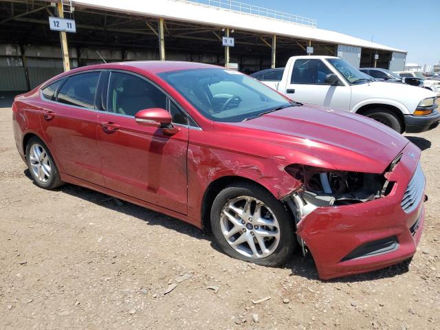 3FA6P0HD7GR115546 - 2016 FORD FUSION SE RED photo 4