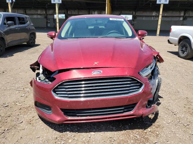 3FA6P0HD7GR115546 - 2016 FORD FUSION SE RED photo 5