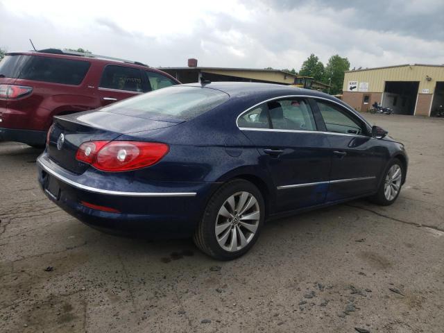 WVWMN7AN9CE501126 - 2012 VOLKSWAGEN CC SPORT BLUE photo 3