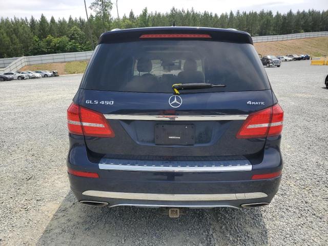 4JGDF6EE6KB228319 - 2019 MERCEDES-BENZ GLS 450 4MATIC BLUE photo 6