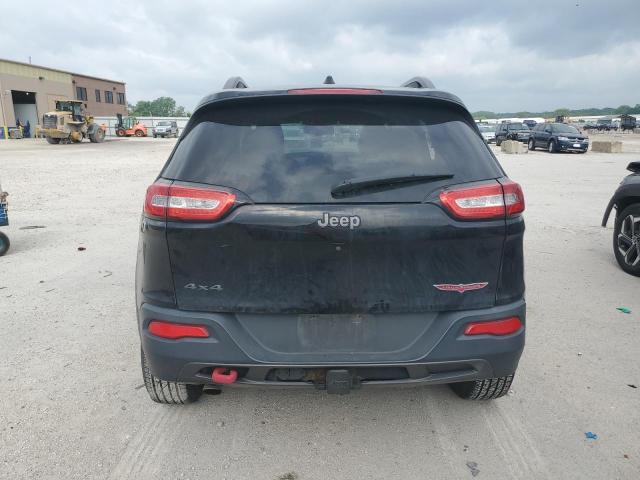 1C4PJMBB6HW633144 - 2017 JEEP CHEROKEE TRAILHAWK BLACK photo 6