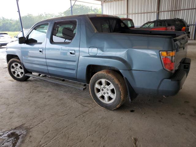 2HJYK16487H519389 - 2007 HONDA RIDGELINE RTS BLUE photo 2