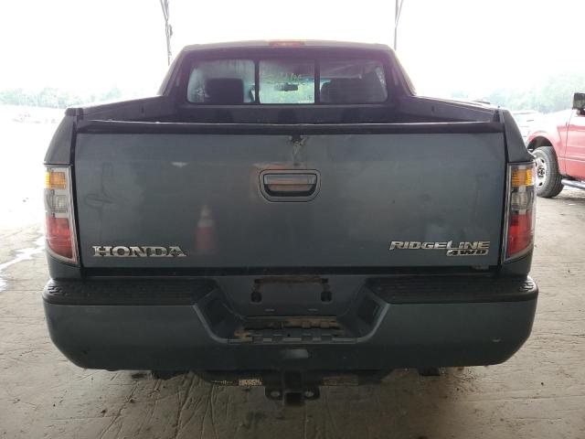 2HJYK16487H519389 - 2007 HONDA RIDGELINE RTS BLUE photo 6