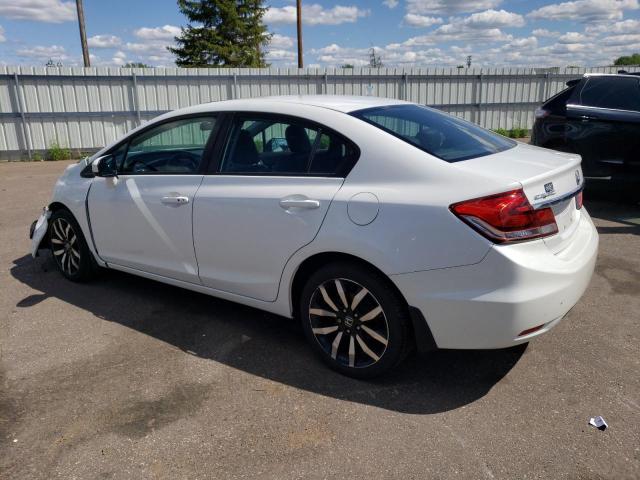 19XFB2F99FE054273 - 2015 HONDA CIVIC EXL თეთრი ფოტო 2