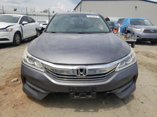 1HGCR2F35HA002009 - 2017 HONDA ACCORD LX GRAY photo 5