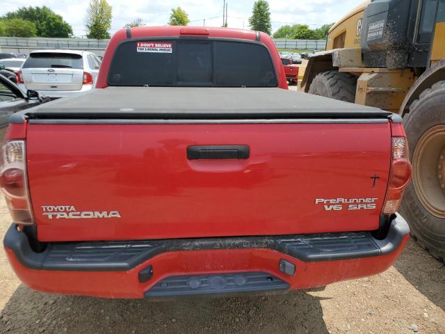 5TEJU62N67Z468684 - 2007 TOYOTA TACOMA DOUBLE CAB PRERUNNER RED photo 6