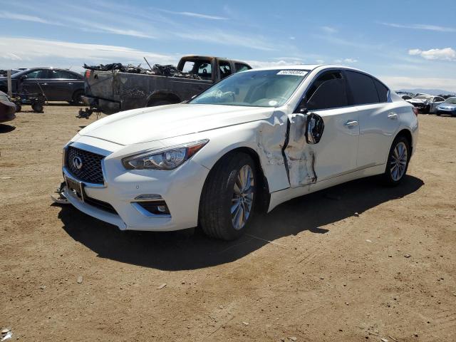 JN1EV7BR2NM340751 - 2022 INFINITI Q50 LUXE WHITE photo 1