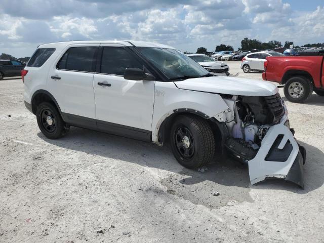 1FM5K8AR3KGA13374 - 2019 FORD EXPLORER POLICE INTERCEPTOR 白色 照片 4