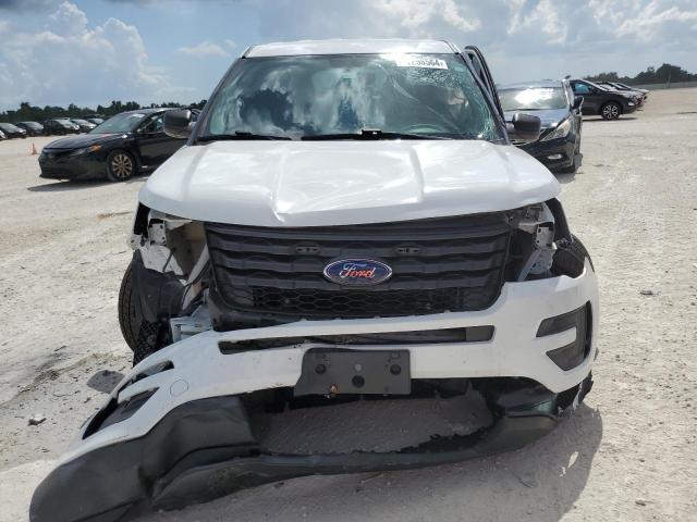 1FM5K8AR3KGA13374 - 2019 FORD EXPLORER POLICE INTERCEPTOR 白色 照片 5