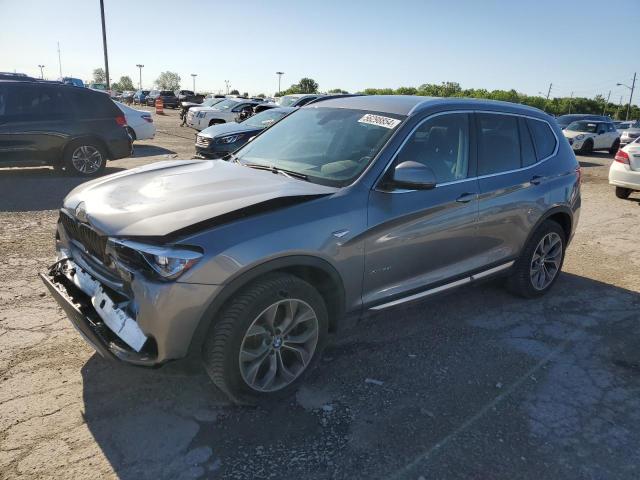 5UXWX9C58F0D48902 - 2015 BMW X3 XDRIVE28I GRAY photo 1