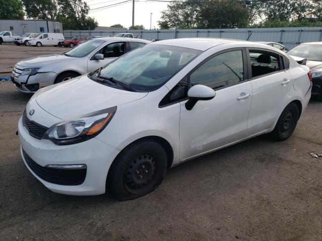 KNADM4A38G6689800 - 2016 KIA RIO LX WHITE photo 1