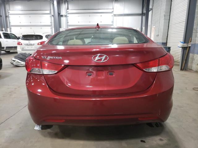 5NPDH4AE2DH419438 - 2013 HYUNDAI ELANTRA GLS MAROON photo 6