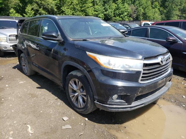 5TDJKRFH3FS102284 - 2015 TOYOTA HIGHLANDER XLE შავი ფოტო 4