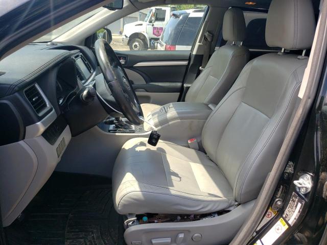 5TDJKRFH3FS102284 - 2015 TOYOTA HIGHLANDER XLE შავი ფოტო 7