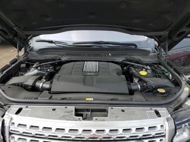 SALGV3TF1FA203928 - 2015 LAND ROVER RANGE ROVE AUTOBIOGRAPHY BLACK photo 12